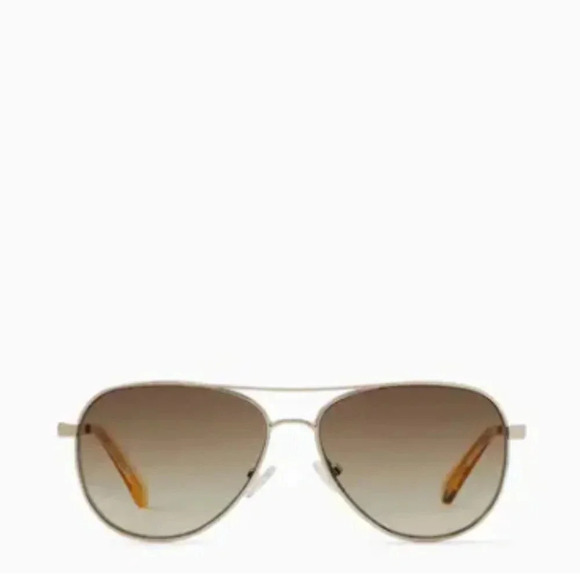 Kate Spade Emmaline Sunglasses in Gold - Picture 1 of 4